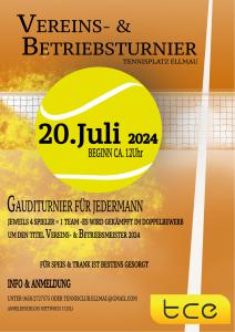 Vereins- und Betriebsturnier 20.07.2024